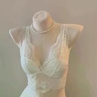 ราคา ชุดชั้นในลูกไม้สำหรับผู้หญิง สไตล์ฝรั่งเศส หรูหราสูง รวบรวมหน้าอกเล็ก เสื้อชั้นในเซ็กซี่ สไตล์เสื้อกั๊ก ชุดยกทรงไร้สาย victoria ' secrets victoria ' secrets (1731294454250309107)