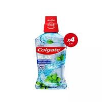 ราคา [มี 4 แพ็คให้เลือก] น้ำยาบ้วนปาก คอลเกต พลักซ์ เปปเปอร์มินท์ เฟรช 500 มล. Colgate Plax Peppermint Fresh Mouthwash 500ml (1729986928254421789)