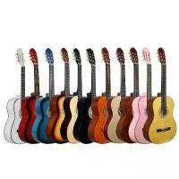 ราคา กีต้าร์คลาสสิก ขนาด 39 นิ้ว มุมมน ชุดกีต้าร์ไม้ เหมาะสำหรับผู้เริ่มต้นและผู้ใหญ่ ระดับปองดนตรีกีต้าร์ ที่ กีต้าร์ โคโค่ mantic gt310 ဂ စ ် တ ာ း taylor guitar กีตาร์โปร (1731786989855933721)