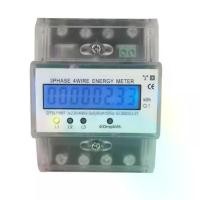 ราคา มิเตอร์พลังงานไฟฟ้า 3 เฟส 4 สาย ช่วง 230V 5-80A จอ LCD ดิจิตอล มิเตอร์ไฟฟ้าราง (1731813551703754639)