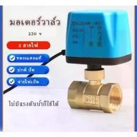 ราคา 【Margoott】มอเตอร์วาล์ว บอลวาล์วไฟฟ้า 2สาย ขดลวดทองแดง ปกติปิด(NC) 1นิ้ว/2นิ้ว 220v DC12V24V (1730729647404124951)