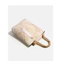 ราคา กระเป๋าถือ, กระเป๋าถือปมไม้ไผ่, สำหรับผู้หญิง กระเป๋า สาย มู beach bag crochet bag mcm bag (1731190589529293869)