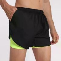 ราคา กางเกงกีฬาขาสั้น ดีไซน์ 2-in-1 มีกระเป๋าซิป สำหรับผู้ชาย แห้งไว เหมาะสำหรับวิ่ง วิ่งเทรล วิ่งมาราธอน ปั่นจักรยาน บาสเก็ตบอล ฟิตเนส กางเกงขาสั้นซับใน ชุด ปั่นจักรยาน ของ ผู้ ช (1732106788505487625)