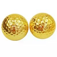 ราคา ลูกกอล์ฟ ชุบทอง ชุบทองไฟฟ้า สองชั้น เหมาะสำหรับการแข่งขัน ชุดกล่องของขวัญมือสอง เหมาะสำหรับนักกอล์ฟ สีทอง (1731389574875416385)