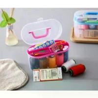 ราคา [พร้อมส่ง] อุปกรณ์เย็บผ้า Sewing box sewing kit 10 sets กล่องเข็มด้าย กล่องเข็ม ชุดเข็มเย็บผ้า ชุดเข็มกับด้าย เข็มเย็บผ้า เครื่องมือเข็มเย็บผ้าและชุดด้าย (1731527918062634855)