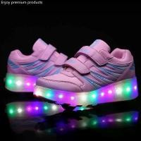 ราคา รองเท้าผ้าใบไฟ LED, Heelys, 2 ล้อ, สไตล์ลำลอง, สำหรับเด็กชายและเด็กหญิง, รองเท้าสเก็ตโรเลอร์สำหรับเด็ก, เลือกได้, 2023 shoes car wheels (1731929244717385222)