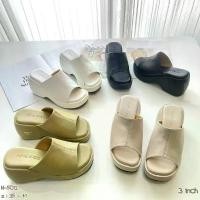 ราคา Niwa shoes รองเท้าเสริมส้น รหัสสินค้า N-5012 รองเท้สส้นโอ่ง สูง 3 นิ้ว ขายดี (1731664718641727418)