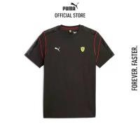 ราคา PUMA Scuderia Ferrari Race MT7 Tee เสื้อยืด คอกลม สีดำ - 62093801 (1730347211087448331)