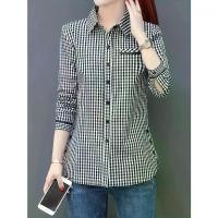 ราคา เสื้อเชิ้ตลายสก๊อตสีแดงและสีขาวหรูหราสำหรับผู้หญิง - เสื้อคอปกแขนยาว ซักเครื่องได้สำหรับฤดูใบไม้ผลิและฤดูร้อน เหมาะสำหรับชุดลำลองและเป็นทางการ สไตล์คลาสสิก ผ้าไม่ซีทรู เสื้อ bab (1731911531471406718)