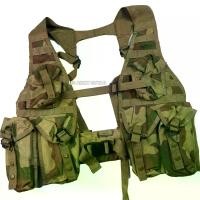 ราคา ชุดยุทธวิธี ชุดเวส Vintage Pakistan Army Vest in Collectable Military Surplus Webbing สายโยงบ่า ลายพราง กระเป๋าคาดเอว วัสดุไนลอน กันน้ำ100% (1731056792636197126)
