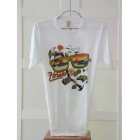 ราคา เสื้อวินเทจ เสื้อยืดวินเทจ เสื้อผ้าวินเทจ สกีนจม เข็บเดียวไม่มีข้าง คอกลม ผ้า 50/50 นุ่มบางใส่สบาย ป้าย USA Sport-t Sine 1970 Vintage T-Shirt (1729737477279680665)