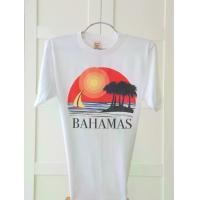 ราคา เสื้อวินเทจ เสื้อยืดวินเทจ เสื้อผ้าวินเทจ สกีนจม เข็บเดียวไม่มีข้าง คอกลม ผ้า 50/50 นุ่มบางใส่สบาย ป้าย USA Sport-t Sine 1970 Vintage T-Shirt (1729737484220926105)