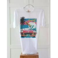 ราคา เสื้อวินเทจ เสื้อยืดวินเทจ เสื้อผ้าวินเทจ สกีนจม เข็บเดียวไม่มีข้าง คอกลม ผ้า 50/50 นุ่มบางใส่สบาย ป้าย USA Sport-t Sine 1970 Vintage T-Shirt (1729734649190254745)