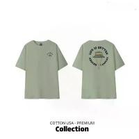 ราคา [VINTAGE COTTON]เสื้อยืด~สกรีนหน้า-หลัง COTTON USAแท้ Unisex (หมวกทรงตรง) (1731541104017180366)