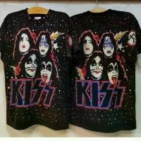 ราคา 【SALE】[ KISS ] OVP All Over Print เสื้อวง เสื้อทัวร์ ผ้าร้อย ฟอกนุ่ม papamama vintage shirt (1731587703105947245)