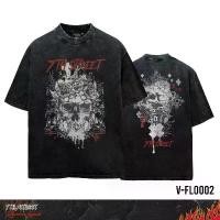 ราคา 7th Street ( เซเว่นสตรีท ) เสื้อยืดแบบโอเวอไซส์ แนว Vintage (Oversize) รุ่น V-FLO002 มนต์แคน แก่นคูน วง บัส ของ แท้ (1732108745483323672)