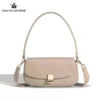 ราคา [จัดส่งทันที] David Jones Paris Women กระเป๋าสะพาย Pu Leather Female Crossbody Bag (1732338333583182093)
