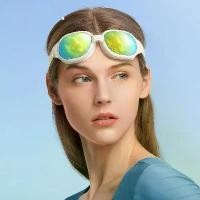 ราคา แว่นตาว่ายน้ำ อุปกรณ์กีฬา HD ป้องกันหมอก กันน้ำ แฟชั่น กรอบใหญ่ แว่นตาว่ายน้ำป้องกัน สำหรับผู้ใหญ่ ผู้ชายและผู้หญิง เด็ก แว่นตาดำน้ำ อุปกรณ์ แว่น สงกรานต์ (1731207231475386195)