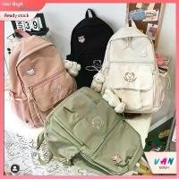 ราคา ,,เป้สะพายหลัง VAN Gogh พร้อมส่งในไทยVokoko Bag กระเป๋าเป้ กระเป๋านักเรียน พวงกุญแจหมี yu (1731418958964294922)