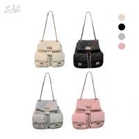ราคา Jinny Bag-เป้สะพายหลัง กระเป๋าสะพายหลังน่ารักๆ พร้อมส่ง 4 สี (1732008320262703428)