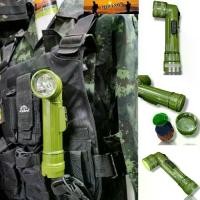 ราคา ไฟฉายทหารหัวงอ อเนกประสงค์ ไฟฉายเดินป่า (1732305240243080166)