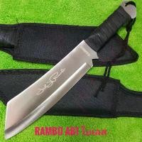 ราคา ขายร้อน อุปกรณ์เดินป่า มีดพก มีดเดินป่า มีดพกใบตาย มีดพกเดินป่า RAMBO AB1 ใบเลส (1731917819736720864)