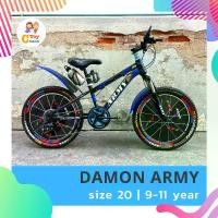 ราคา จักรยาน 20 นิ้ว DAMON ARMY 7Speed จักรยานเด็ก (1729987326407183102)
