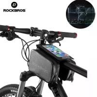 ราคา กระเป๋าหน้าโครงจักรยานขี่จักรยาน, ROCKBROS, จักรยาน, เทปสะท้อนแสง, เข้ากันได้กับโทรศัพท์หน้าจอสัมผัส, กันน้ำ, กระเป๋าสำหรับขี่จักรยาน (1731574924921046559)