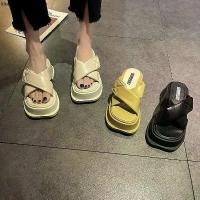 ราคา พร้อมส่ง รองเท้าแตะส้นตึก นวม W188 รองเท้าส้นตึก 6 cm นิ่ม ใส่สบายมาก (1731287374222362217)