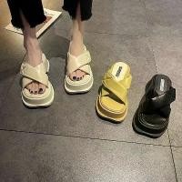 ราคา พร้อมส่ง รองเท้าแตะส้นตึก นวม W188 รองเท้าส้นตึก 6 cm นิ่ม ใส่สบายมาก COD (1731965203760515019)