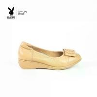 ราคา PLAYBOY รุ่น Wedge shoes รองเท้าส้นสูง(ส้นเตารีด)รหัส ST-H244C1192 ดีไซน์คัชชูหัวมนเสริมส้นทรงเตารีด แต่งอะไหล่โลโก้โบว์ มี 2 สี สีCosmic BlackและCamel Brown (1731759462059247759)