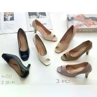 ราคา รองเท้าคัทชูเปิดหน้า รองเท้าใส่ทำงาน รองเท้าคัทชูส้นสูง Niwa shoes รหัสสินค้า H-021 สไตล์การระเบิด (1732032101401199650)
