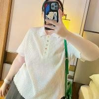 ราคา เสื้อยืดแขนสั้นสำหรับผู้หญิงพลัสไซส์ 300 จิน ดีไซน์ใหม่ เสื้อกล้ามคลุมหน้าท้อง แฟชั่นฤดูร้อน เสื้อ ลูกไม้ ใยบวบ เสื้อยืด สี พื้น ผู้หญิง เสื้อ ผ้า งาน ล็อต ชุดงาน ขึ้นบ้ (1731572684436047688)