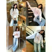 ราคา เสื้อสเวตเตอร์แขนยาวสไตล์เกาหลี, Huangzheng กว่างโจว, สำหรับผู้หญิง, พิมพ์ลายตัวอักษร, ทรงหลวม, เสื้อลำลอง, 143WY661, 2025 เสื้อ baby tee mc jeans กันหนาว sretsis แบบ ที่ เจนนี่ (1731980569736480762)