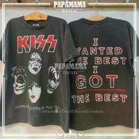 ราคา Fashion [ KISS ] World Tour "96-"97 I Wanted The Best I Got The Best ฟอกเฟด ผ้าร้อย วินเทจ เสื้อวง เสื้อทัวร์ Papamama Vintage Tee (1732030902597092984)