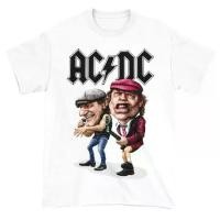 ราคา เสื้อยืดวง Tomoinc ACDC Men's Band - Cartoon kaosmurah vintage men's t-shirt (1732028282748700332)