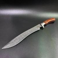 ราคา มีดเดินป่า ใบลาย ยาว 42 cm หนา 5 mm อุปกรณ์เดินป่า สวยๆ คมๆ น้ำหนักดี พร้อมปลอกหนังร้อยเข็มขัด สินค้าคุณภาพเน้นใช้ พกพาเดินป่า ออกกำลังกาย มีดพก (1731229261470075178)