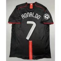 ราคา 【SALE】เสื้อบอล ย้อนยุค แมนยู 2007 เยือน สีดำ Retro Manchester United Away พร้อมเบอร์ชื่อ 7 RONALDO อาร์มแชมเปี้ยนลีค (1731587522355038170)