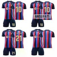 ราคา ชุดเสื้อเหย้า FC Barcelona, เสื้อบอล Barca Messi Lewandowski, สำหรับฤดูร้อน, ผู้ชาย, เสื้อผ้าฟุตบอลฟุตบอล (1731881797539235179)