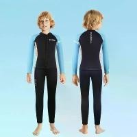 ราคา ชุดดำน้ำนีโอพรีนสำหรับเด็ก ชุดดำน้ำกันความร้อน 2.5 มม. เหมาะสำหรับดำน้ำ ดำน้ำตื้น และว่ายน้ำ ชุดเด็กชายและเด็กหญิง ชุดดำน้ำ (1731288034119223015)