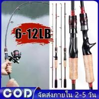 ราคา Sougayilang [COD] เบ็ดตกปลา 1.68 เมตร/5.5 ฟุต 2 ชิ้น คันเบ็ดตกปลาสปินนิ่ง 6-12ปอนด์ ด้วยด้ามจับ EVA และไม้ก๊อก คันเบ็ดตกปลาน้ำจืด จัดส่งจากไทย (1729661788305197672)