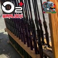 ราคา O2+ Warlock คันเบ็ด คันตีเหยื่อปลอม คันเบท คันเบส คันสปิน เบ็ดตกปลา คันตกปลาช่อน คันตกปลาชะโด คาร์บอน ออกกำลังกาย (1730315867861191212)