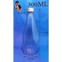 ราคา ขวด 300 มล. (12ใบ) ขวดใส 300ml โบว์ลิ่ง + ฝา (น้ำหนัก2.4กิโลกรัม) แนะนำ (1731841988224124380)