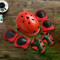ราคา [อายุ 3-8 ขวบ] ชุด 7 ชิ้น ปรับได้ สเก็ต จักรยาน หมวกกันน็อค สนับเข่า และ สนับศอก เด็กวัยหัดเดิน หมวกกันน็อค เด็กหญิง และ เด็กชาย กีฬา อุปกรณ์ป้องกัน ชุด (1730523756897995208)