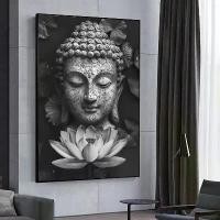 ราคา พิมพ์ศิลปะบนผืนผ้าใบ รูปปั้นพระพุทธรูปนามธรรมทันสมัย ขนาด 80.01x119.99 ซม. ไม่มีกรอบ เหมาะสำหรับตกแต่งผนังห้องนั่งเล่นและห้องนอน รวมกรอบรูป เหรียญ หลวงพ่อแย้ม วัดไร่ขิง พระเครื่อ (1731871855913370963)