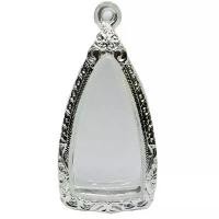 ราคา กรอบพระ ใส่พระรูปหล่อ พระกริ่ง พระเลี่ยงลำพูน หรือพระที่มีขนาดใกล้เคียง ขนาดกรอบกว้าง 2.5x4.9 ซม.(วัดจากด้านในกรอบ) (1731422935058253621)