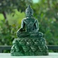ราคา พระบูชา พระพุทธรูป พระแกะสลัก เชียงแสนสิงห์หนึ่ง หินเขียวอินเดีย ขนาดหน้าตัก 5 นิ้ว สูงรวมฐาน 10 นิ้ว 2 ชิ้น แยกฐาน (1729947945425930813)