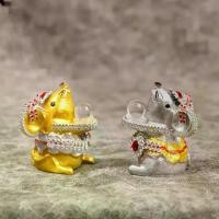 ราคา จัดส่งในกรุงเทพฯ พระบูชา หนูมุสิกะ ถวายลูกแก้ว 1คู่ บริวาร องค์พระพิฆเนศ สีเงิน สีทอง บริวารของพระพิฆเนศ เนื้อเรซิ่น พร้อมบูชา ผ่านการพุทธาภิเษกแล้ว (1731198336163415071)