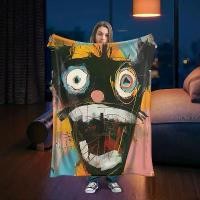 ราคา ผ้าห่มพกพา ออกแบบกราฟฟิตี้แบบกำหนดเองใหม่ เหมาะสำหรับโซฟา เดินทางทางอากาศ นักเรียน และเด็ก ปรับปรุงสภาพจิตใจ พระปิดตา หลวงพ่อแก้ว ขุนแผน พระอาจารย์อดิเรก (1731532667365786819)