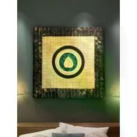 ราคา THAILUCKY รูปภาพ ภาพใบโพธิ์ ติดพนัง สีทอง ขนาด110cm ภาพจิตรกรรมฝาผนัง ห้องนั่งเล่น (1731509045716683375)